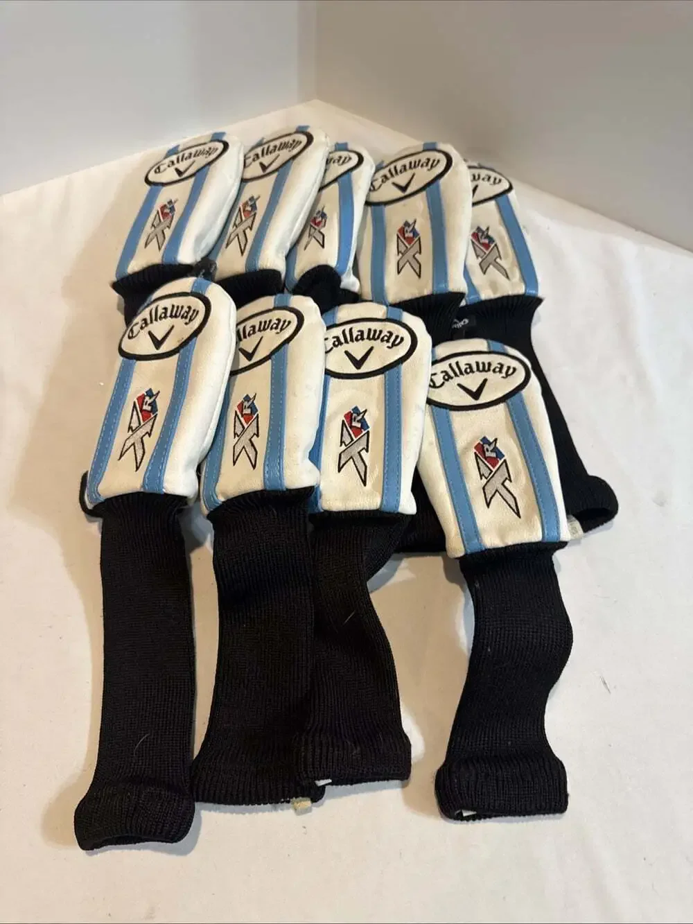Callaway Lady XR  Adjustable Tag Fair Condition Hybrid Headcover Lot Of 9